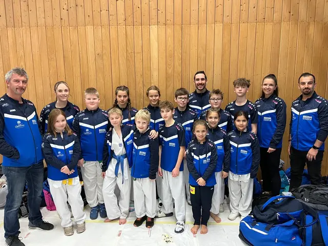 Freude bei den Fieberbrunner Kämpfern. | Foto: TKD Fieberbrunn