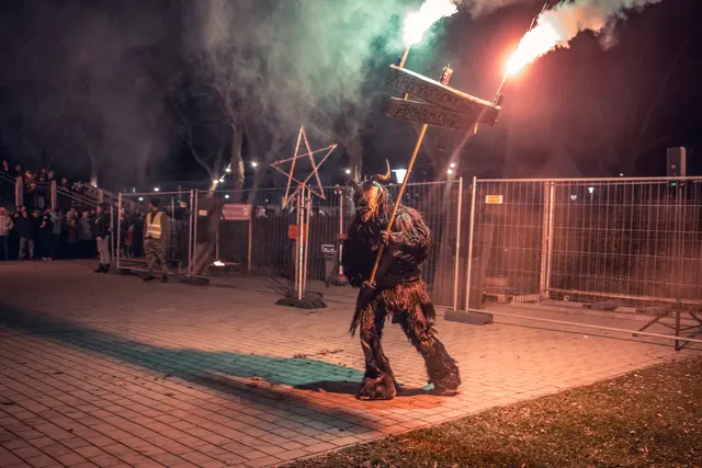 Der Krampusverein Fischamend lieferte eine beindurckende Show
