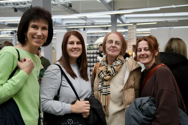 Claudia, Nadine, Maria und Melanie