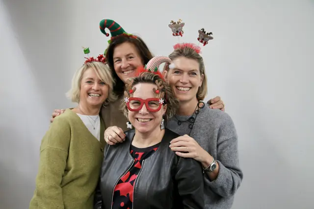 Trixi, Maria, Nadine und Claudia