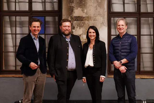 Andreas Winkelhofer, Herbert Mayr, Corinna Polz, Dominik Mayer (von links) | Foto: Max Habich