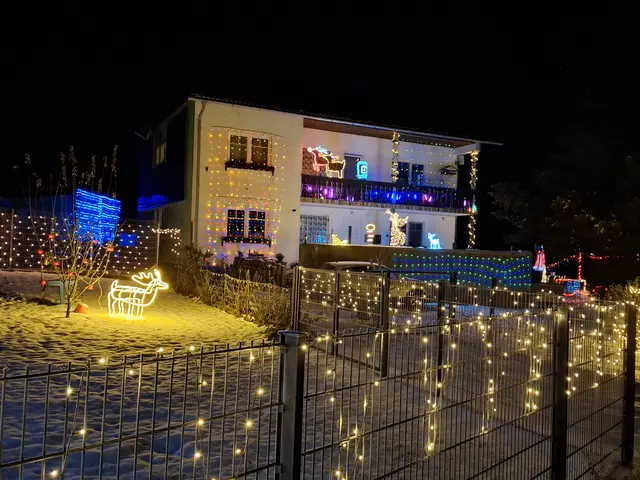 Das Weihnachtshaus zwischen Bad Kreuzen und Pabneukirchen an der Greinerwald Landesstraße.  | Foto: Zinterhof