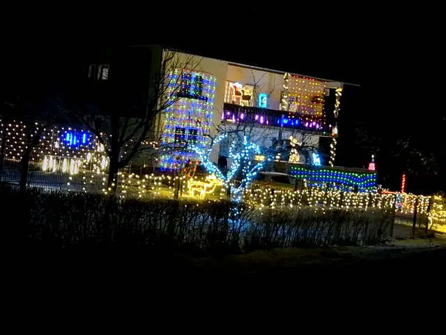 Das Weihnachtshaus zwischen Bad Kreuzen und Pabneukirchen an der Greinerwald Landesstraße.  | Foto: Zinterhof