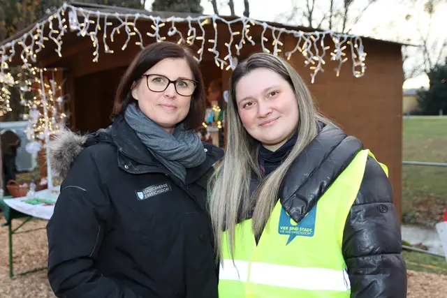 Linda Köckenberger und Zirka Muharemovic. | Foto: Manfred Wlasak