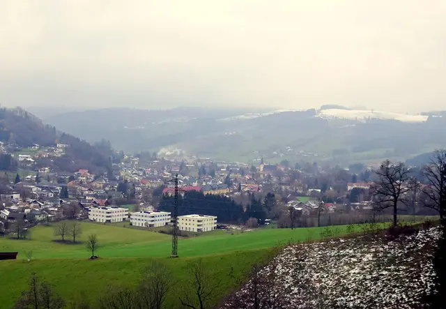 Gresten, alles ist grün.