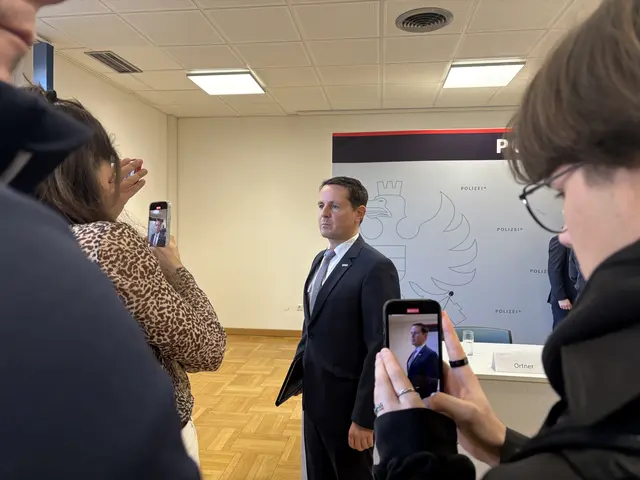 Markus Haas, interimistischer Leiter LKA Steiermark, gab Einblick in die bisherigen Ermittlungen.  | Foto: MeinBezirk/Sarah Konrad