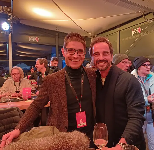 Michael Gitterle (WK-Obmann) mit  Tobias Bosch (e|motion) | Foto: Monika Hammerl