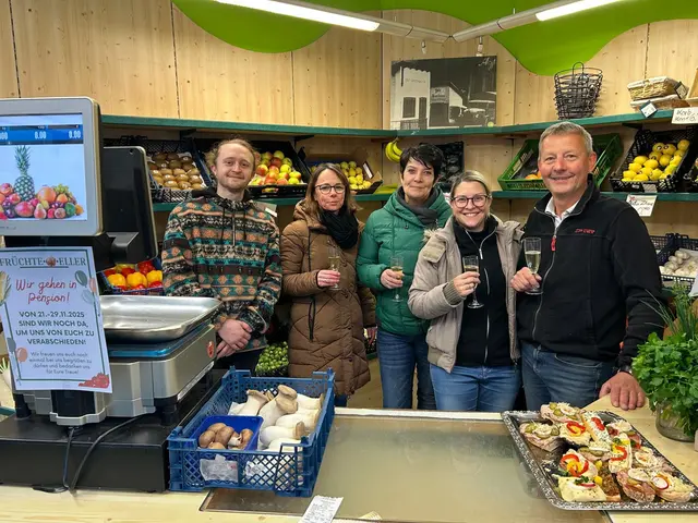 Das Team Eller sagte Danke (v.l.n.r.): Daniel Kasparet, Cornelia Spitzbart, Alexandra Gruber, Stefanie und Thomas Eller. | Foto: WKO