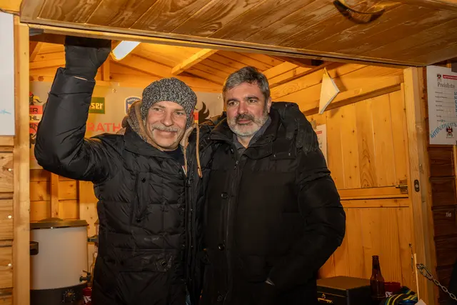 Patrick Leiner mit Martin - die Bier-Athleten (vlnr). | Foto: cine-motion.at / R. Ivanek
