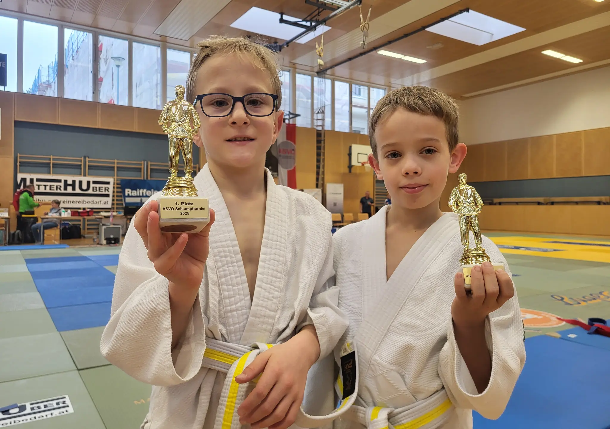 Succès du tournoi pour les judokids de Luftenberg : participation réussie des Luftenberger au tournoi international Schlupf à Gallneukirchen !