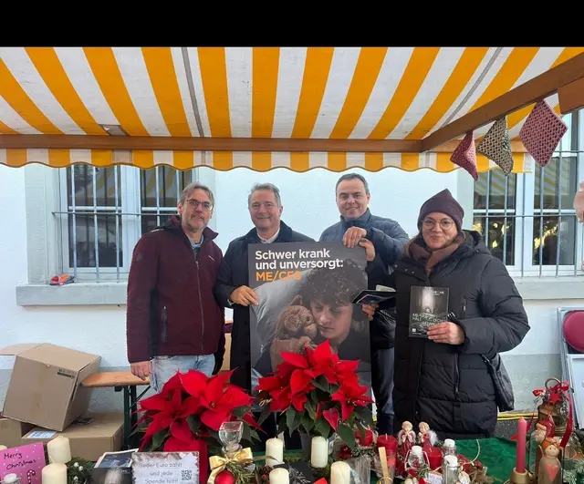 Norbert Sieber am Benefiz Adventmarkt 