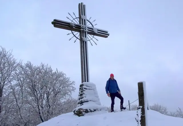 Das wunderschöne Heimkehrerkreuz auf dem Goganz