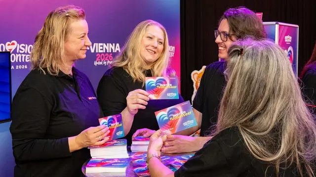 Für das 70. Jubiläum des ESC sucht der ORF rund 800 freiwillige Unterstützerinnen und Unterstützer. | Foto: ORF/Graph Art Line e.U. 