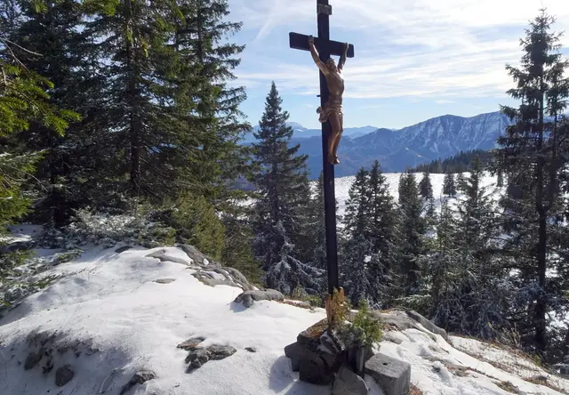 Der "richtige" Eiserne Herrgott befindet sich in der Nähe der Brunnsteinalm.