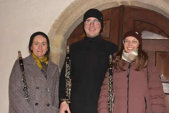 Einen einzigartigen, musikalischen  Adventkalender organisiert Markus Pöcksteiner aus Sarmingstein am Greiner Hauptplatz. Gestartet wurde am 1. Dezember mit Ensembles der Stadtkapelle Grein.  | Foto: Zinterhof