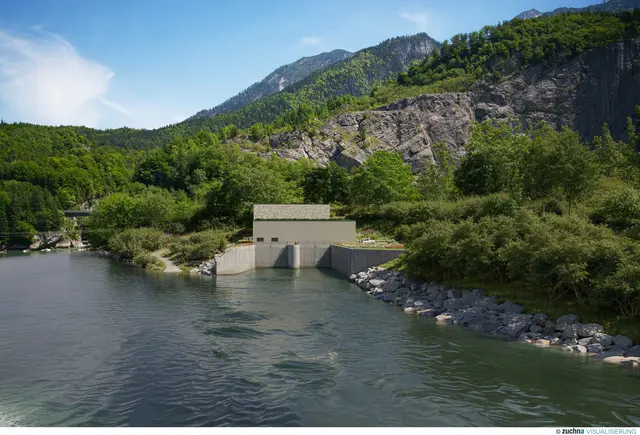 In Golling soll ein weiteres Salzachkraftwerk gebaut werden. | Foto: VERBUND