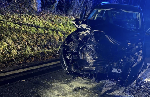 Eine slowenische Lenkerin wurde bei einem Unfall in Bonisdorf schwer verletzt.  | Foto: Feuerwehr Bonisdorf