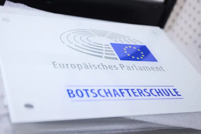 Die BHAK Eisenerz ist Teil des europaweiten Programms EPAS, das seit 2016/2017 das Verständnis für die EU an Schulen der Sekundarstufe II fördert.
 | Foto: Verbindungsbüro des Europäischen Parlaments/APA-Fotoservice/Leitner