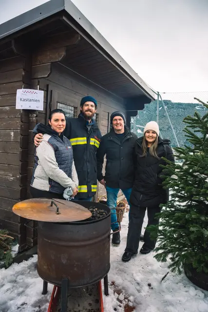 Hauptorganisatoren: Ortsbäurin Magdalena Ribis, Jungbauernobmann Hannes Bleicher, OBO Vizebgm. Andreas Gschirr, JB-Ortsleiterin Selina Nagiller | Foto: Pernsteiner