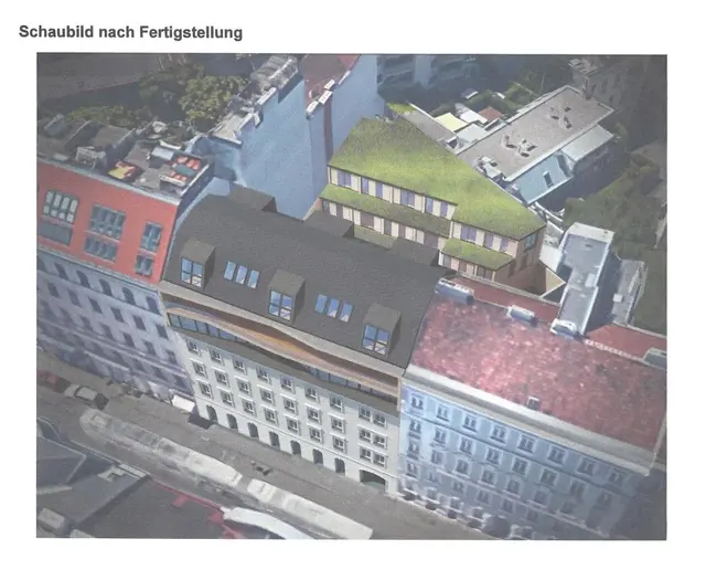 So stellt sich der neue Eigentümer die Löwengasse 40 in rund zwei Jahren vor.  | Foto: Tash-Immobilien