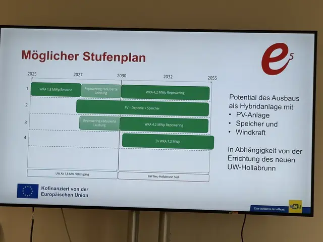 Die Hybridanlage am Langen Berg – Windkraft, PV und Speicher perfekt kombiniert. | Foto: Alexandra Goll