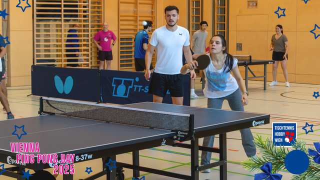Hier zählt das Miteinander: Jede*r spielt mit jedem, ganz ohne Selektion. | Foto: R.Lendl im Auftrag von Tischtennis Hobby Wien