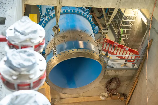 Hier wir die Pumpe eingebaut. | Foto: Valentina Marinelic/MeinBezirk