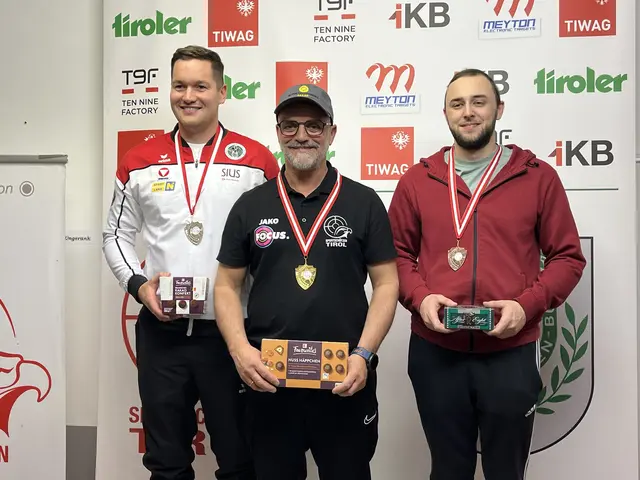 V.l.n.r.:
Daniel Kral (NÖ), Willy Sailer (SG Hall), Nicolas Kecht (SG Wörgl) | Foto: Christian Kramer