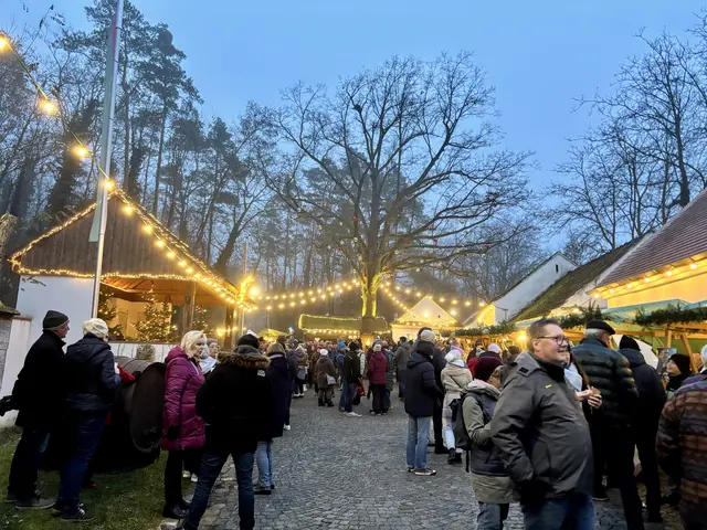 Weihnachtlicher Lichterglanz in der Kellergasse. | Foto: Alexandra Goll