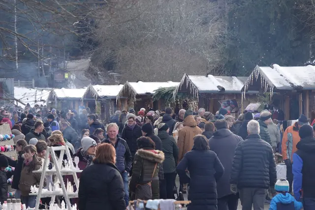 Auch in diesem Jahr kamen wieder zahlreiche Besucherinnen und Besucher zum Bergadvent in die Zeutschach. | Foto: MeinBezirk/Michael Blinzer