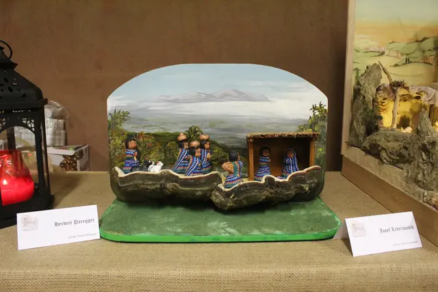 Jede Krippe, die im Verein entsteht, ist ein Unikat und wird nach den Vorstellungen und Wünschen der jeweiligen Krippenbauer gefertigt. 
