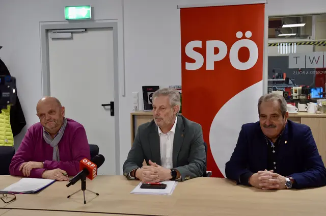 Drei Parteien, eine Meinung: Neuwahlen müssen her: Johannes Benda (Grüne), Günther Kautz (SPÖ), Wilhelm Haberbichler (FPÖ). | Foto: Elisabeth Peinsipp