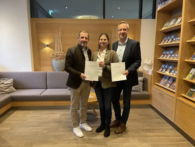 Roland Sint (GF NLW), Karoline Turnschek (Bgm. Weissensee), Markus Brandstätter (GF NLW) | Foto: NLW