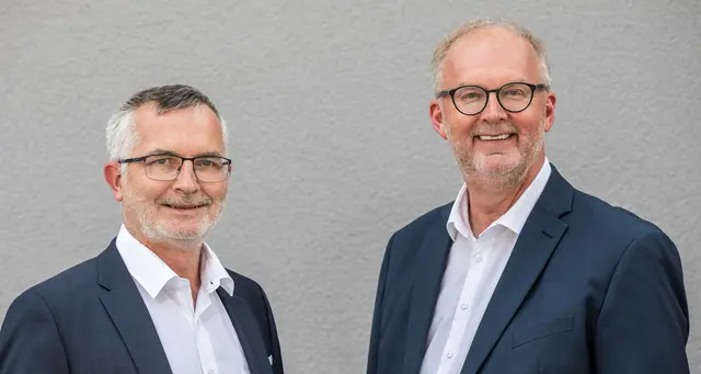 Wirtschaftskammer-Duo (von links): Leiter Thomas Denk, Obmann Christian Naderer. | Foto: Gutenthaler Photography