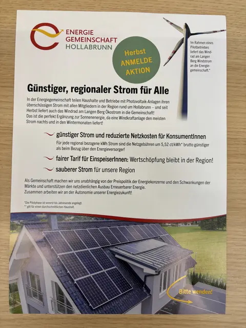 Die Energiegemeinschaft ist Teil des EU-Programms e5 für energieeffiziente Gemeinden. | Foto: Alexandra Goll