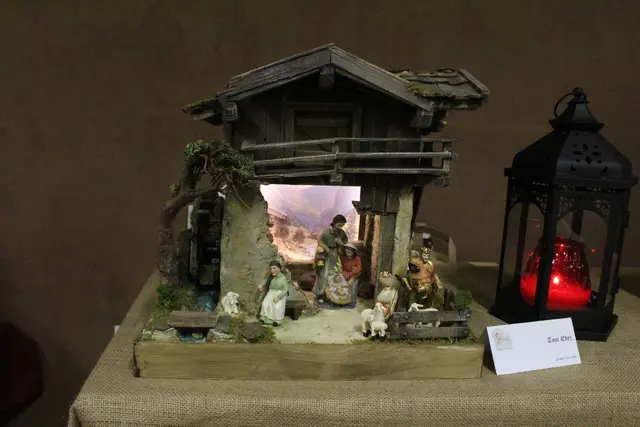 Jede Krippe, die im Verein entsteht, ist ein Unikat und wird nach den Vorstellungen und Wünschen der jeweiligen Krippenbauer gefertigt. 