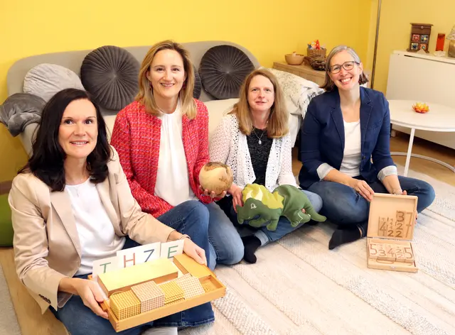 Medlin, Gernig, Schwar und Knabl unterstützen im neuen Praxishaus P.E.L.A. | Foto: Emhofer