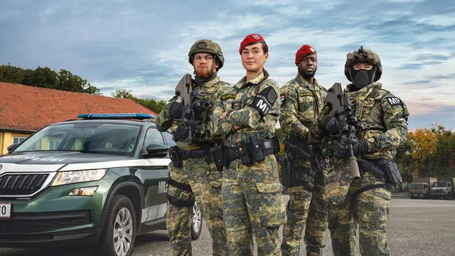 Die Militärpolizei zeichnet sich durch Professionalität, Verantwortung und Einsatzbereitschaft aus. | Foto: HAIDEN