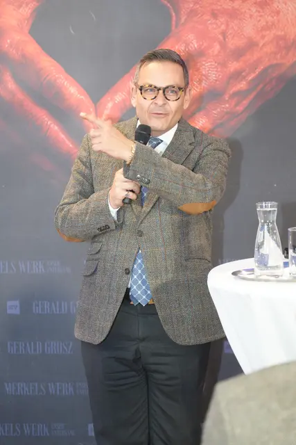 Der Politiker und Autor Gerald Grosz beim "freiheitlichen Vortragsabend" am Mostlandhof in Schauboden | Foto: Freiheitliche Partei Bezirk Scheibbs