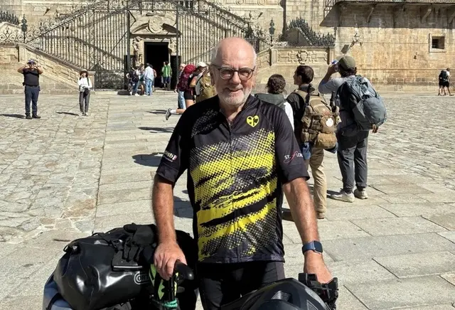 Herbert Wirtl am Ziel in Santiago de Compostela | Foto: Wirtl