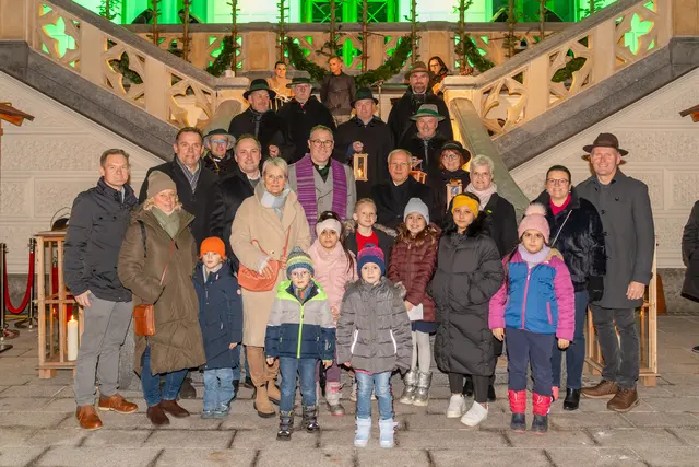 Der Adventmarkt wurde in Feldbach feierlich eröffnet. | Foto: Stadtgemeinde Feldbach
