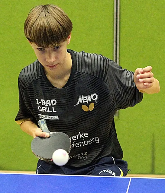 Nikita Ruzin ist beim Nachwuchs und in der Oberliga auf Erfolgskurs. | Foto: KSV Tischtennis