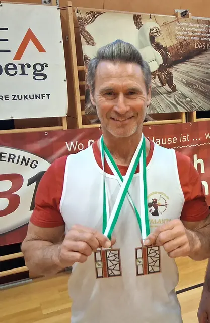 Franz  Toth erkämpfte sich zwei Bronzemedaille. | Foto: Atalanta