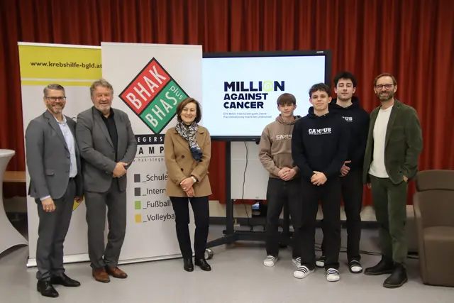 Die Online-Verkaufsaktion von einer Million Pixel soll der HAK Stegersbach 10.000 Euro zu Gunsten der burgenländischen Krebshilfe einbringen. | Foto: Martin Wurglits