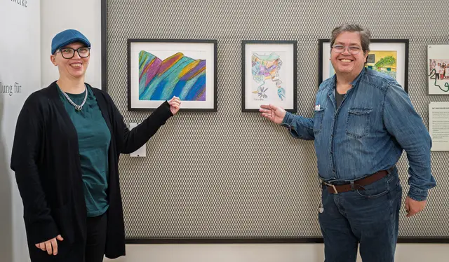 Im Vorraum des Bürgermeisteramts im Schloss Mirabell präsentieren ab dritten Dezember drei Künstlerinnen und Künstler mit Behinderungen ihre Werke. Die Ausstellung soll so neue Räume für Begegnung und Sichtbarkeit eröffnen.  | Foto: Stadt Salzburg/Alexander Killer