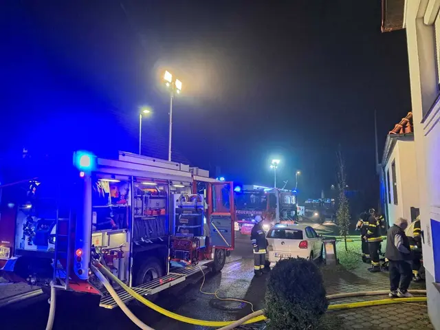 Einsatzfahrzeuge der Feuerwehren Deutschkreutz-Girm, Unterpetersdorf und Haschendorf vor Ort. | Foto: FF Deutschkreutz-Girm