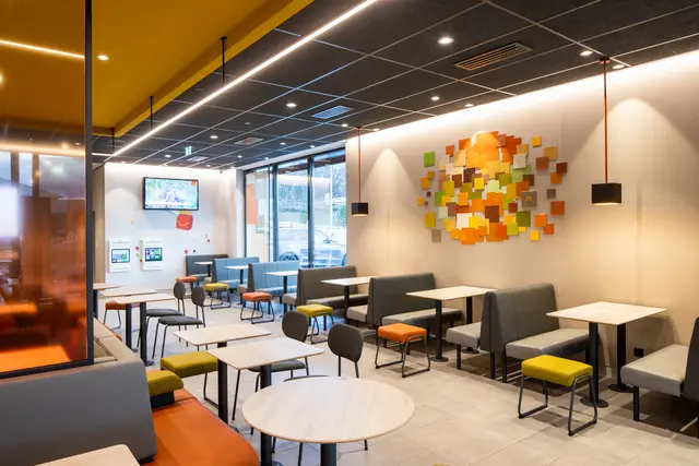 Das McDonald’s Restaurant in Lieboch bietet ein modernes Restauranterlebnis für alle Gäste. | Foto: McDonald’s Österreich