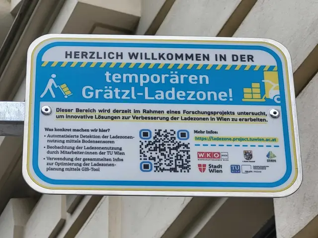 Über ein QR-Code auf einem Schild erfahren Interessierte mehr über das Projekt.  | Foto: Salme Taha Ali Mohamed