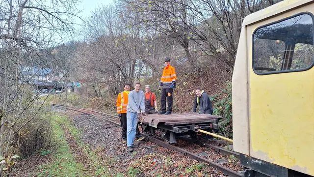 Die Sanierungsarbeiten entlang der Strecke der Ybbstalbahn-Bergstrecke schreiten zügig voran. | Foto: Österreichische Gesellschaft für Lokalbahnen