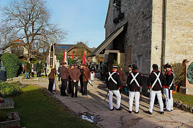 Verabschiedung von Pater Berhard Röck als Anifer Pfarrer durch die TMK - Anif, den Feuerwehren Anif und Niederalm, den historischen Schützenzug Niederalm,und der Kameradschaft Anif-Niederalm-Neu/Anif ....!!